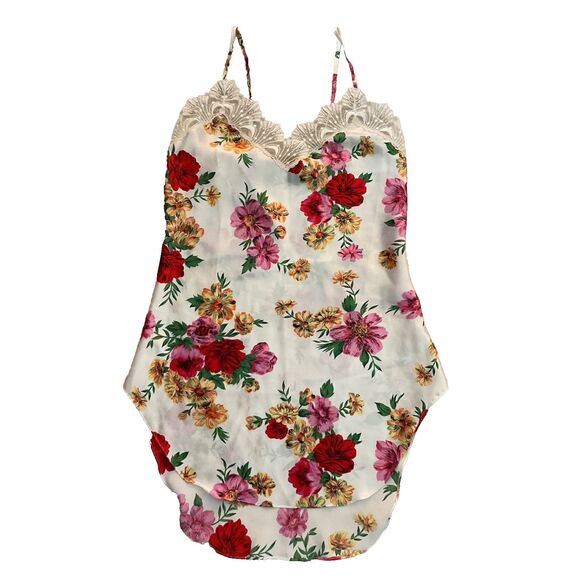 Victoria's Secret Dresses & Skirts - VTG 90s Y2K Victoria's Secret Gold Label Floral Lace Cami Slip Mini Dress Size P